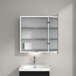 Villeroy & Boch My View+ szafka 60x16,8x75 cm z lustrem Volcano Black A4816RVL