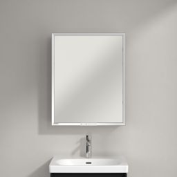 Villeroy & Boch My View+ szafka 60x16,8x75 cm z lustrem Volcano Black A4816RVL