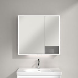 Villeroy & Boch My View+ szafka 80x16,8x75 cm z lustrem aluminium A4818000