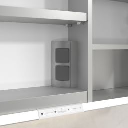 Villeroy & Boch My View+ szafka 80x16,8x75 cm z lustrem aluminium A4818000