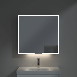 Villeroy & Boch My View+ szafka 80x16,8x75 cm z lustrem aluminium A4818000