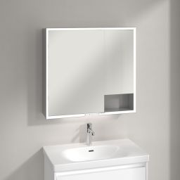 Villeroy & Boch My View+ szafka 80x16,8x75 cm z lustrem aluminium A4818000