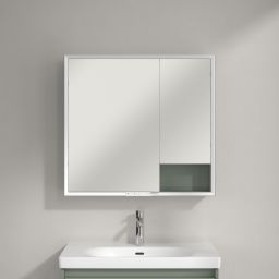 Villeroy & Boch My View+ szafka 80x16,8x75 cm z lustrem Soft Green A48180AF