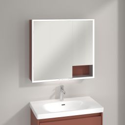 Villeroy & Boch My View+ szafka 80x16,8x75 cm z lustrem Wine Red A48180AH