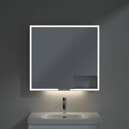 Villeroy & Boch My View+ szafka 80x16,8x75 cm z lustrem Pure White A48180VF