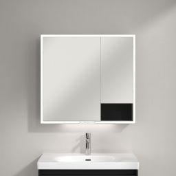 Villeroy & Boch My View+ szafka 80x16,8x75 cm z lustrem Volcano Black A48180VL