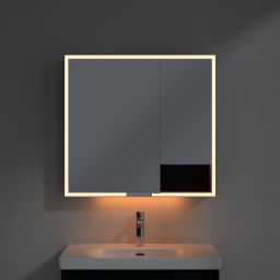 Villeroy & Boch My View+ szafka 80x16,8x75 cm z lustrem Volcano Black A48180VL