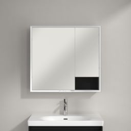 Villeroy & Boch My View+ szafka 80x16,8x75 cm z lustrem Volcano Black A48180VL