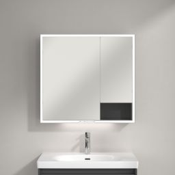 Villeroy & Boch My View+ szafka 80x16,8x75 cm z lustrem Graphite A48180VR