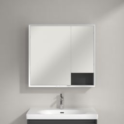 Villeroy & Boch My View+ szafka 80x16,8x75 cm z lustrem Graphite A48180VR