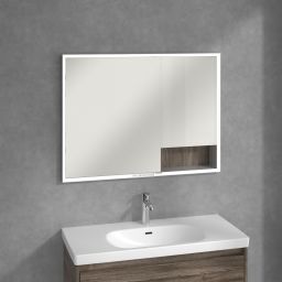 Villeroy & Boch My View+ szafka 100x16,8x75 cm z lustrem stone oak A48210RK