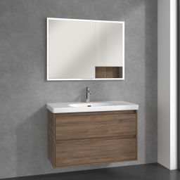 Villeroy & Boch My View+ szafka 100x16,8x75 cm z lustrem arizona oak A48210VH
