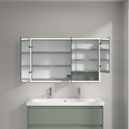 Villeroy & Boch szafka 120x16,8x75 cm z lustrem  Soft Green A48212AF