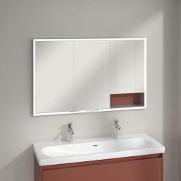 Villeroy & Boch My View+ szafka 120x16,8x75 cm z lustrem Wine Red A48212AH