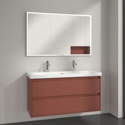 Villeroy & Boch My View+ szafka 120x16,8x75 cm z lustrem Wine Red A48212AH