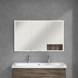 Villeroy & Boch szafka 120x16,8x75 cm z lustrem Oak Stone A48212RK