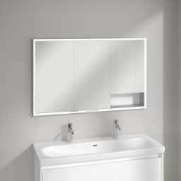Villeroy & Boch My View+ szafka 120x16,8x75 cm z lustrem Pure White A48212VF