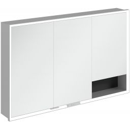 Villeroy & Boch My View+ szafka 120x16,8x75 cm z lustrem Volcano Black A48212VL