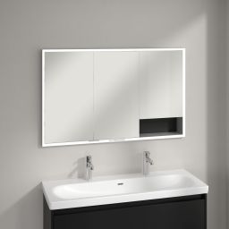 Villeroy & Boch My View+ szafka 120x16,8x75 cm z lustrem Volcano Black A48212VL