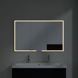 Villeroy & Boch My View+ szafka 120x16,8x75 cm z lustrem Volcano Black A48212VL