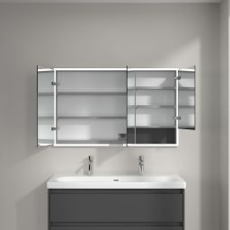 Villeroy & Boch My View+ szafka 120x16,8x75 cm z lustrem Graphite A48212VR