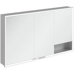 Villeroy & Boch My View+ szafka 130x16,8x75 cm z lustrem do zabudowy aluminium A4821300