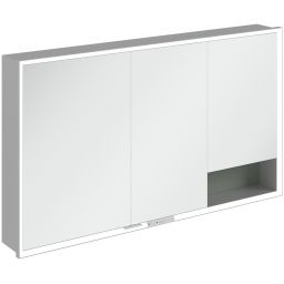 Villeroy & Boch My View+ szafka 130x16,8x75 cm z lustrem do zabudowy Soft Green A48213AF