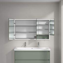 Villeroy & Boch My View+ szafka 130x16,8x75 cm z lustrem do zabudowy Soft Green A48213AF