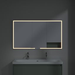 Villeroy & Boch My View+ szafka 130x16,8x75 cm z lustrem do zabudowy Soft Green A48213AF