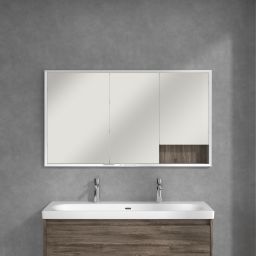 Villeroy & Boch My View+ szafka 130x16,8x75 cm z lustrem do zabudowy Stone Oak A48213RK
