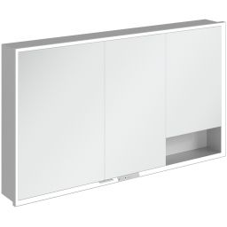Villeroy & Boch My View+ szafka 130x16,8x75 cm z lustrem do zabudowy Brilliant White A48213VE