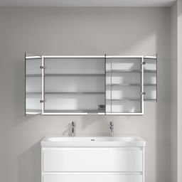 Villeroy & Boch My View+ szafka 130x16,8x75 cm z lustrem do zabudowy Brilliant White A48213VE