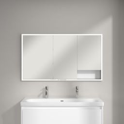 Villeroy & Boch My View+ szafka 130x16,8x75 cm z lustrem do zabudowy Brilliant White A48213VE