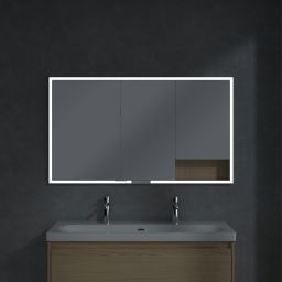 Villeroy & Boch My View+ szafka 130x16,8x75 cm z lustrem do zabudowy Nordic Oak A48213VJ