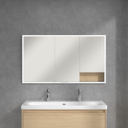 Villeroy & Boch My View+ szafka 130x16,8x75 cm z lustrem do zabudowy Nordic Oak A48213VJ