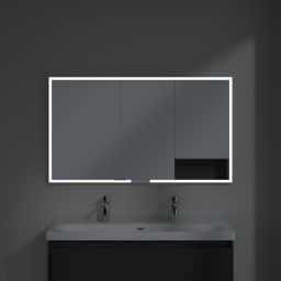 Villeroy & Boch My View+ szafka 130x16,8x75 cm z lustrem do zabudowy Graphite A48213VR