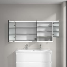 Villeroy & Boch My View+ szafka 140x16,8x75 cm z lustrem do zabudowy aluminium A4821400