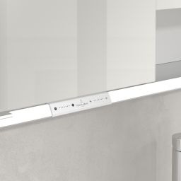 Villeroy & Boch My View+ szafka 140x16,8x75 cm z lustrem do zabudowy aluminium A4821400