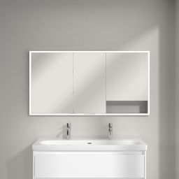 Villeroy & Boch My View+ szafka 140x16,8x75 cm z lustrem do zabudowy aluminium A4821400
