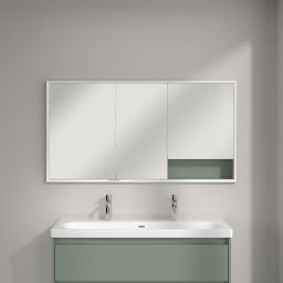 Villeroy & Boch My View+ szafka 140x16,8x75 cm z lustrem do zabudowy Soft Green A48214AF