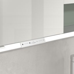 Villeroy & Boch My View+ szafka 140x16,8x75 cm z lustrem do zabudowy Soft Green A48214AF