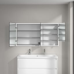 Villeroy & Boch My View+ szafka 140x16,8x75 cm z lustrem do zabudowy Brilliant White A48214VE