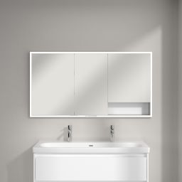 Villeroy & Boch My View+ szafka 140x16,8x75 cm z lustrem do zabudowy Brilliant White A48214VE