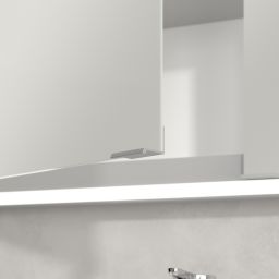 Villeroy & Boch My View+ szafka 140x16,8x75 cm z lustrem do zabudowy Pure White A48214VF