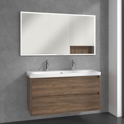 Villeroy & Boch My View+ szafka 140x16,8x75 cm z lustrem do zabudowy Arizona Oak A48214VH