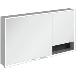 Villeroy & Boch My View+ szafka 140x16,8x75 cm z lustrem do zabudowy Volcano Black A48214VL