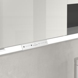 Villeroy & Boch My View+ szafka 140x16,8x75 cm z lustrem do zabudowy Volcano Black A48214VL