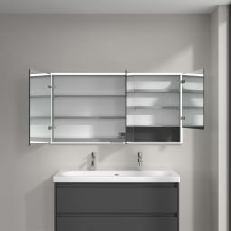 Villeroy & Boch My View+ szafka 140x16,8x75 cm z lustrem do zabudowy Graphite A48214VR