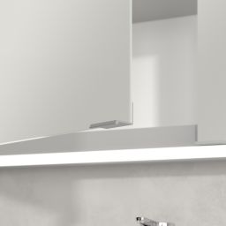 Villeroy & Boch My View+ szafka 140x16,8x75 cm z lustrem do zabudowy Graphite A48214VR