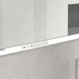 Villeroy & Boch My View+ szafka 140x16,8x75 cm z lustrem do zabudowy Graphite A48214VR